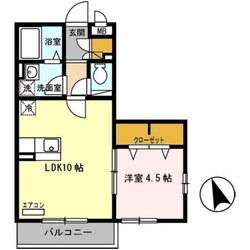 七道駅 徒歩8分 1階の物件間取画像